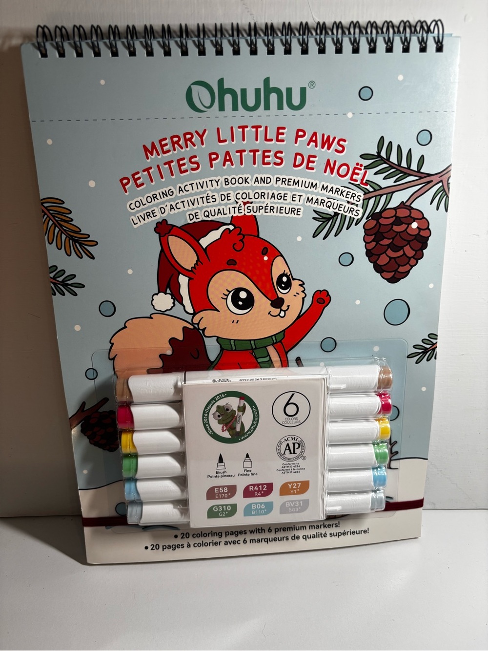Merry Little Paws Small Pets Coloring Set - Ohuhu Markers